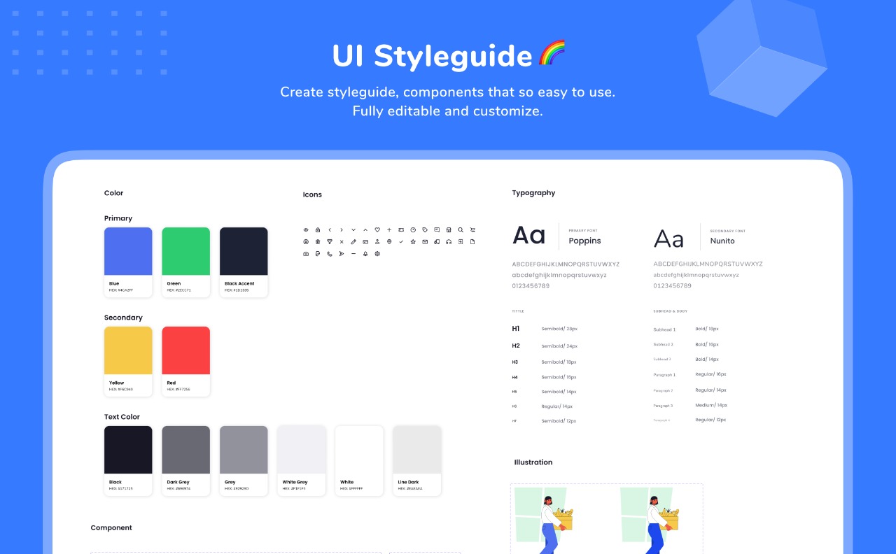 UI Styleguide With F... di BuildWith Angga